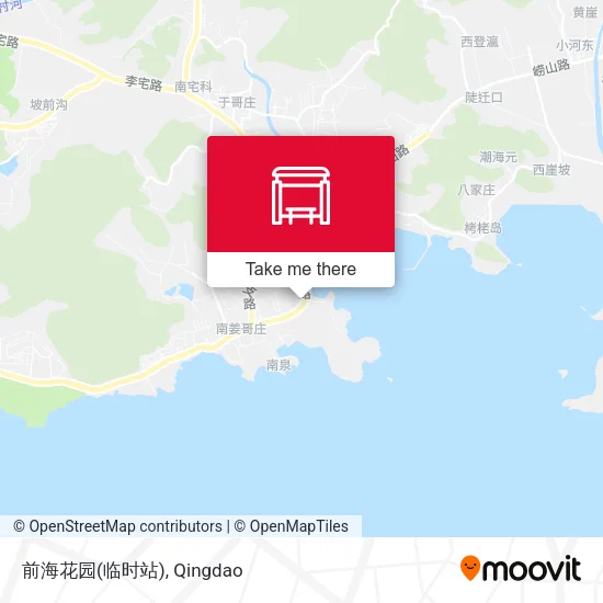 前海花园(临时站) map