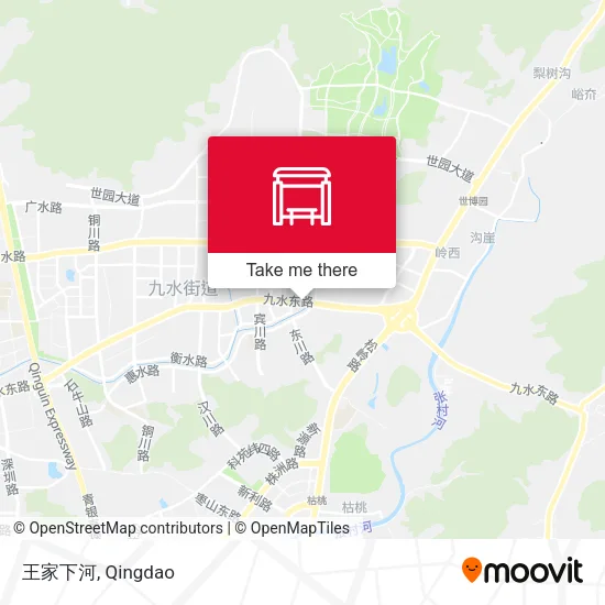 王家下河 map