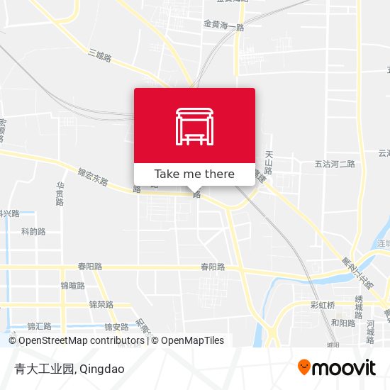 青大工业园 map