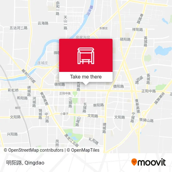 明阳路 map
