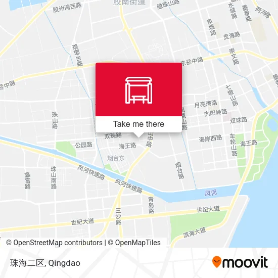 珠海二区 map