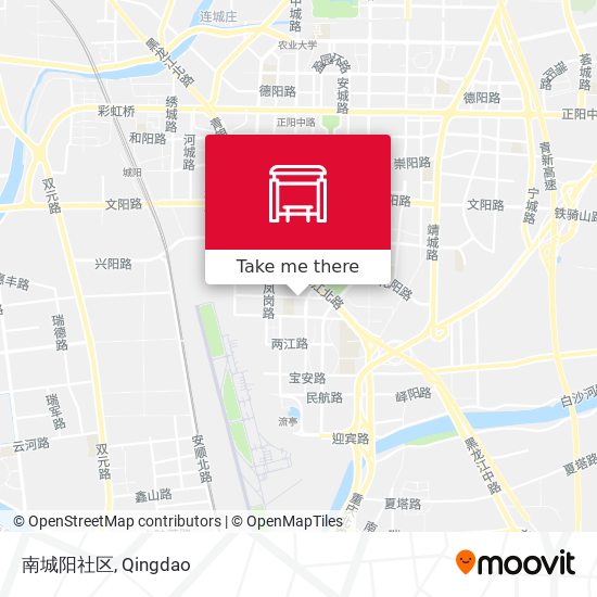 南城阳社区 map