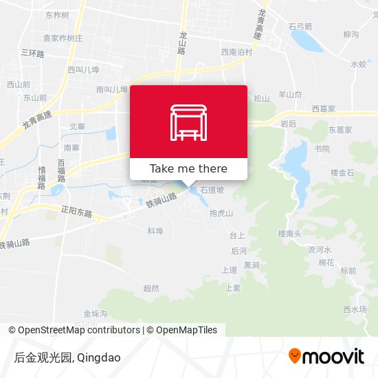 后金观光园 map