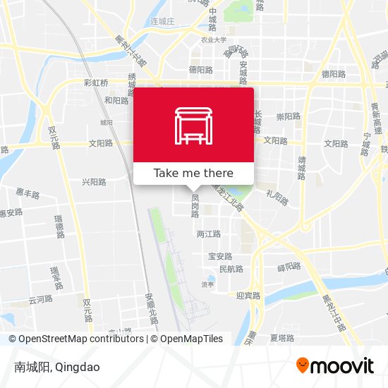 南城阳 map