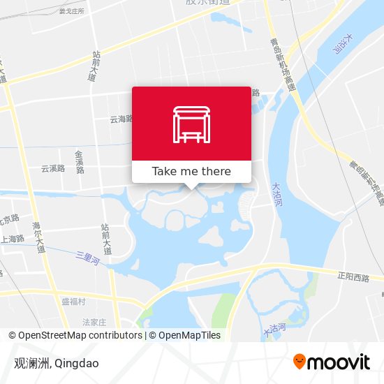 观澜洲 map