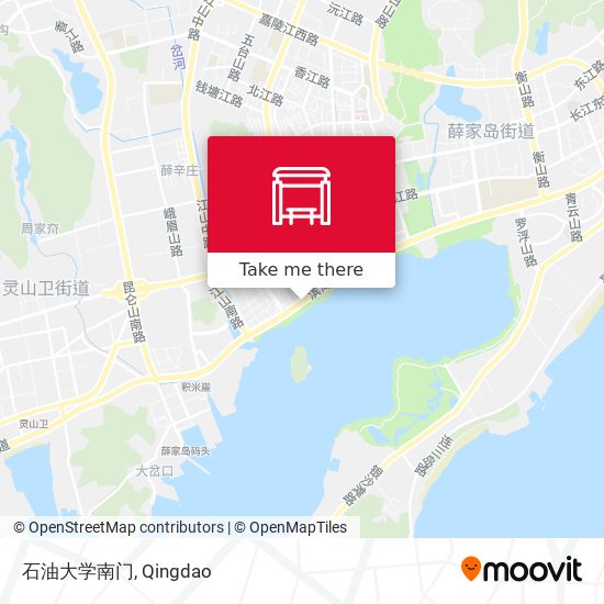 石油大学南门 map