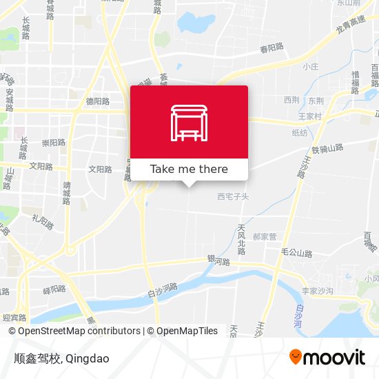 顺鑫驾校 map