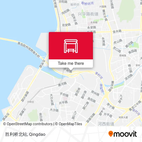 胜利桥北站 map