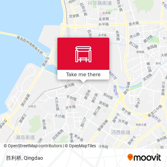 胜利桥 map