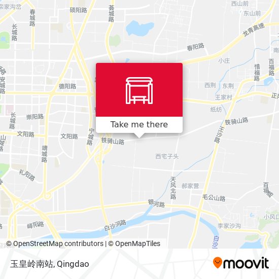 玉皇岭南站 map