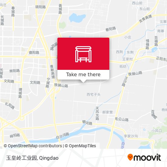 玉皇岭工业园 map