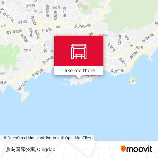 燕岛国际公寓 map