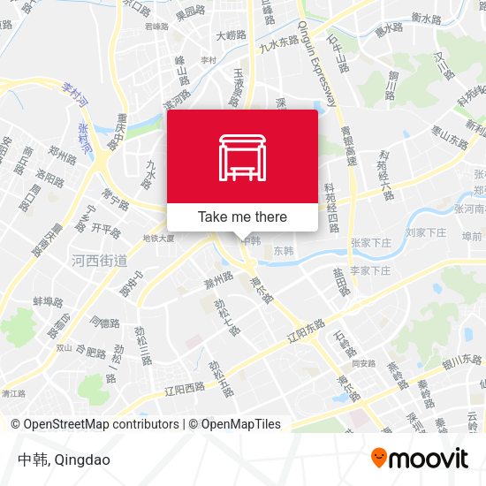 中韩 map