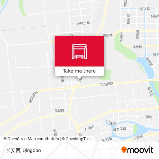 长安西 map