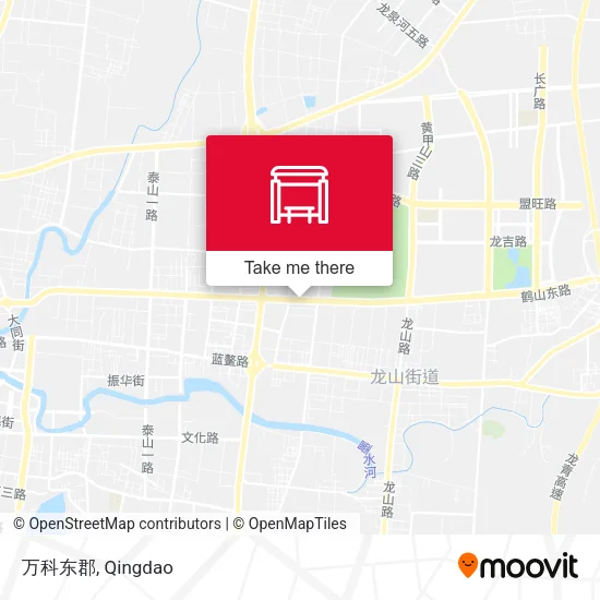 万科东郡 map