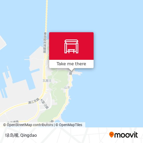 绿岛嘴 map