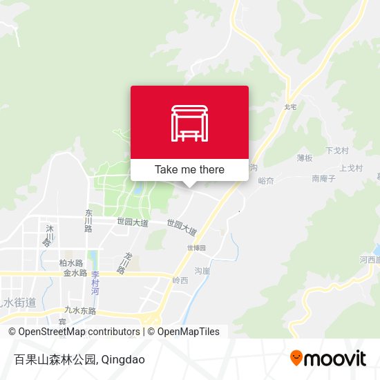 百果山森林公园 map