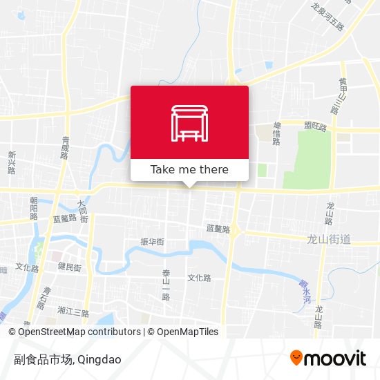 副食品市场 map