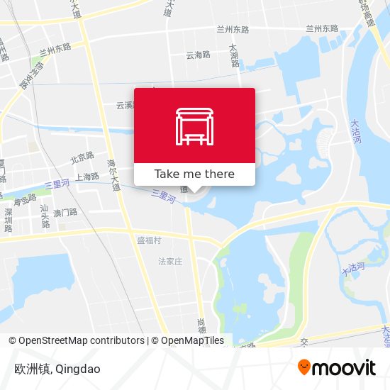 欧洲镇 map