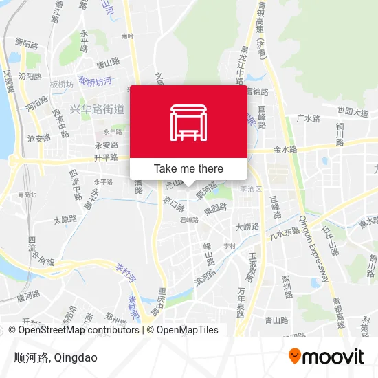顺河路 map