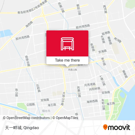 天一畔城 map