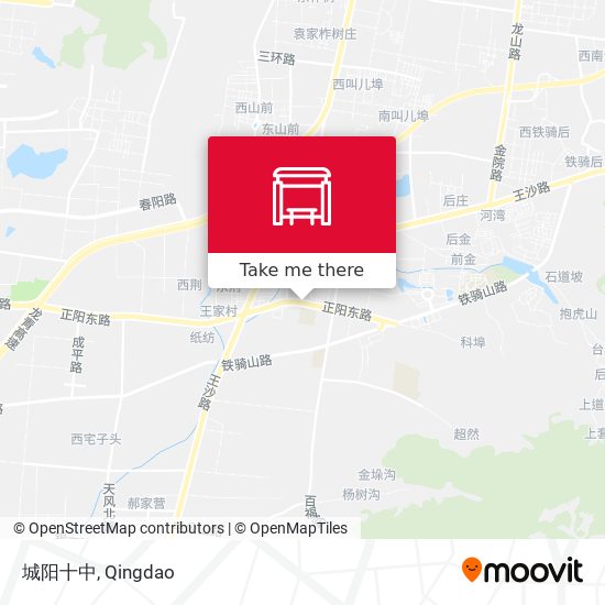 城阳十中 map