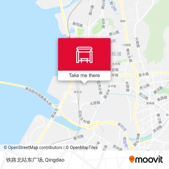 铁路北站东广场 map
