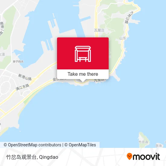 竹岔岛观景台 map
