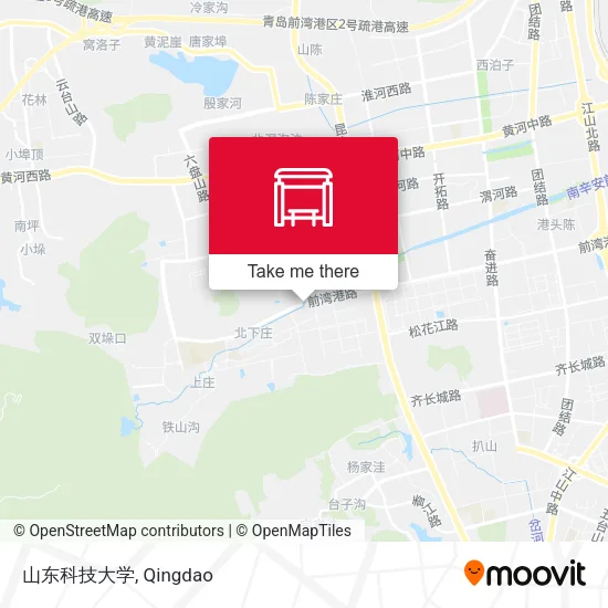 山东科技大学 map