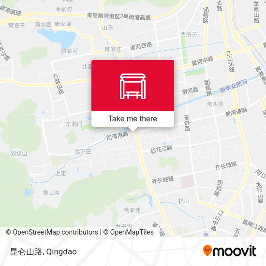昆仑山路 map