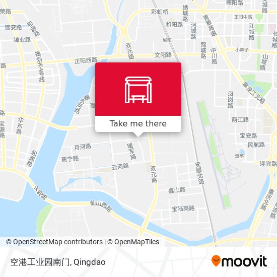 空港工业园南门 map