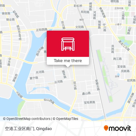 空港工业区南门 map