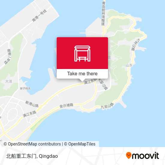 北船重工东门 map