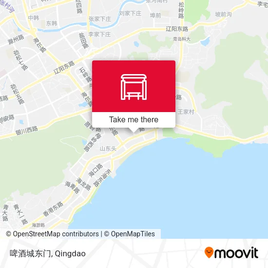 啤酒城东门 map