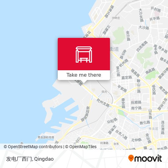 发电厂西门 map