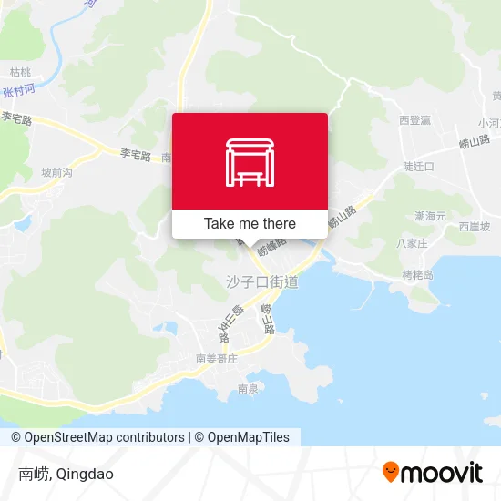 南崂 map