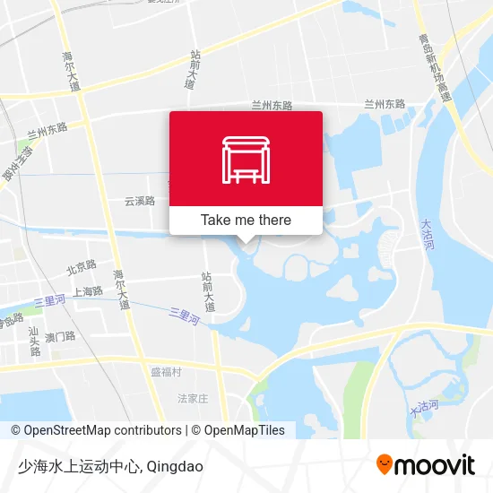 少海水上运动中心 map