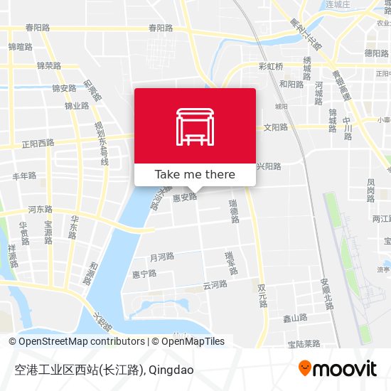 空港工业区西站(长江路) map