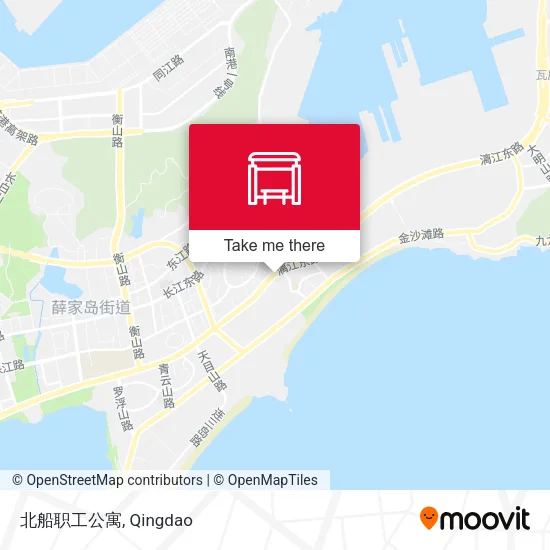北船职工公寓 map