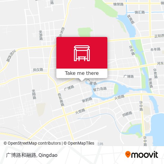 广博路和融路 map