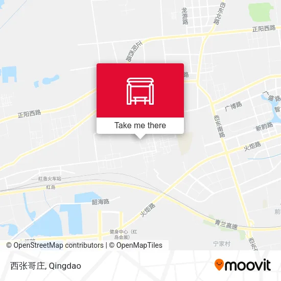 西张哥庄 map