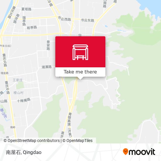 南屋石 map