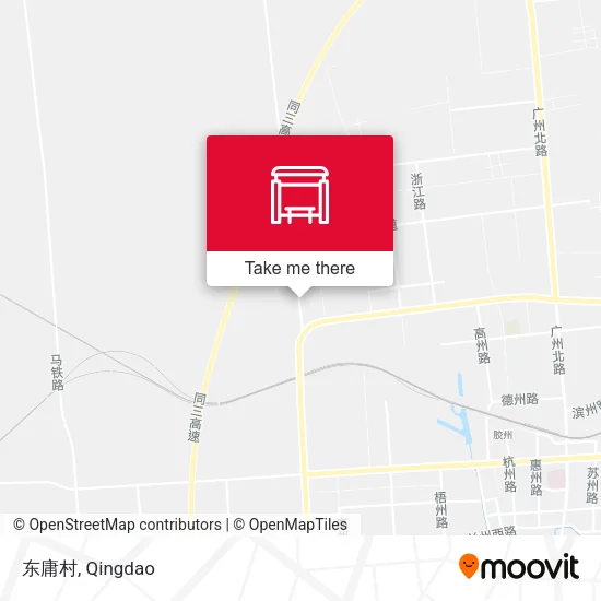 东庸村 map