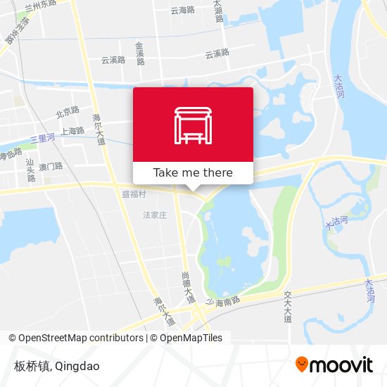 板桥镇 map