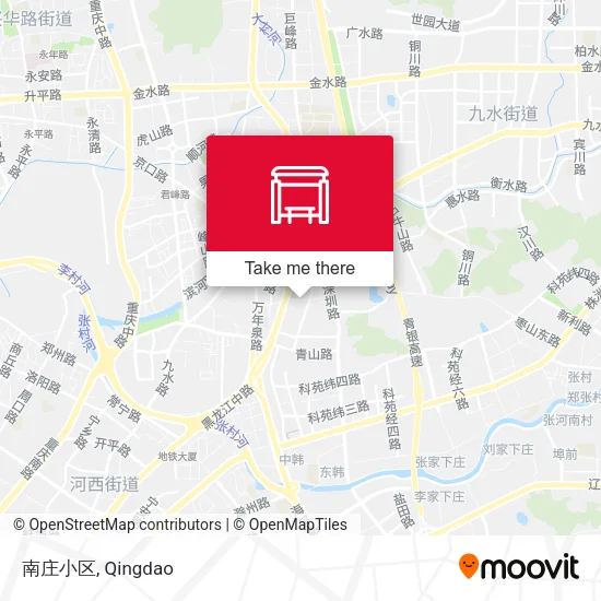 南庄小区 map