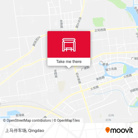 上马停车场 map