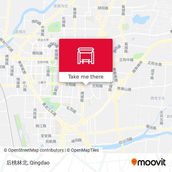 后桃林北 map