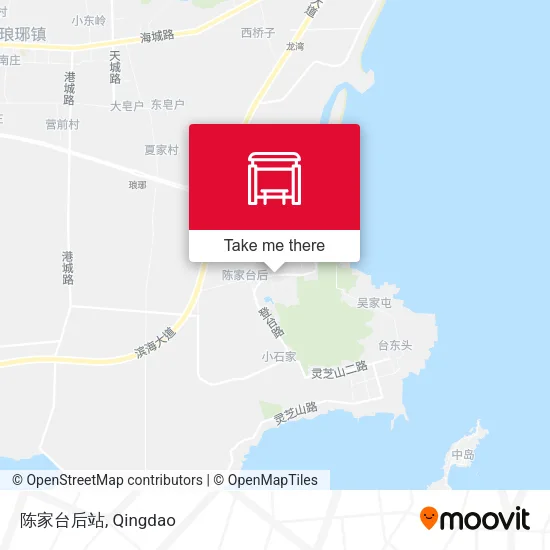 陈家台后站 map