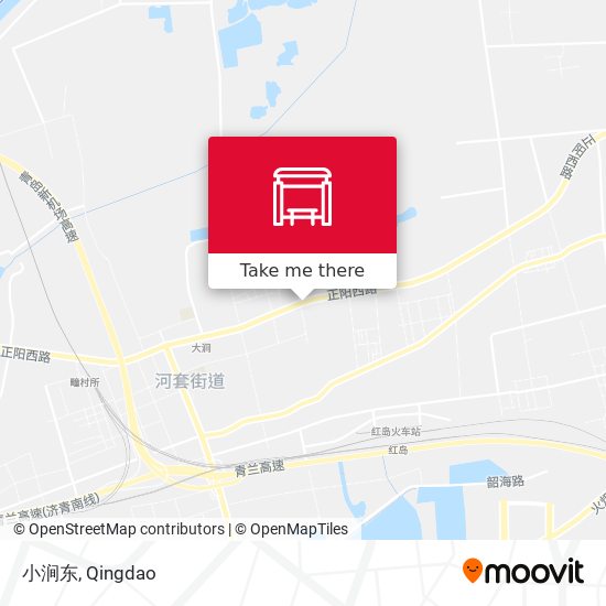 小涧东 map