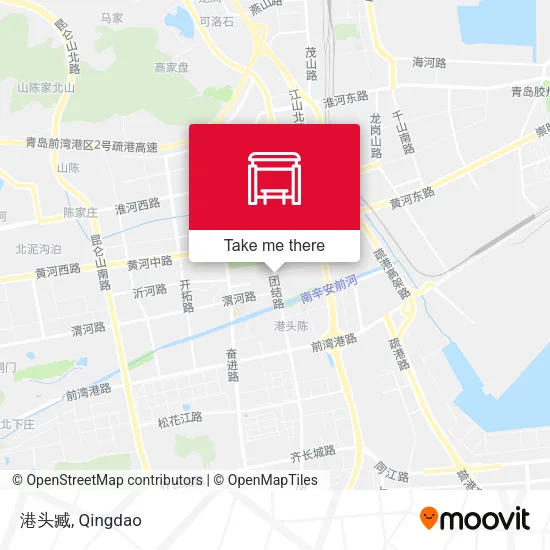 港头臧 map